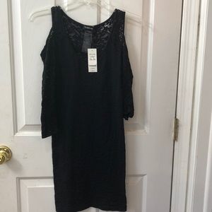 Bebe little black dress size small